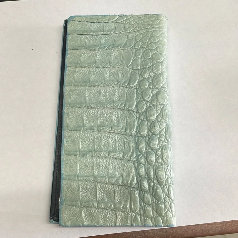 Mens Genuine Crocodile Sky blue